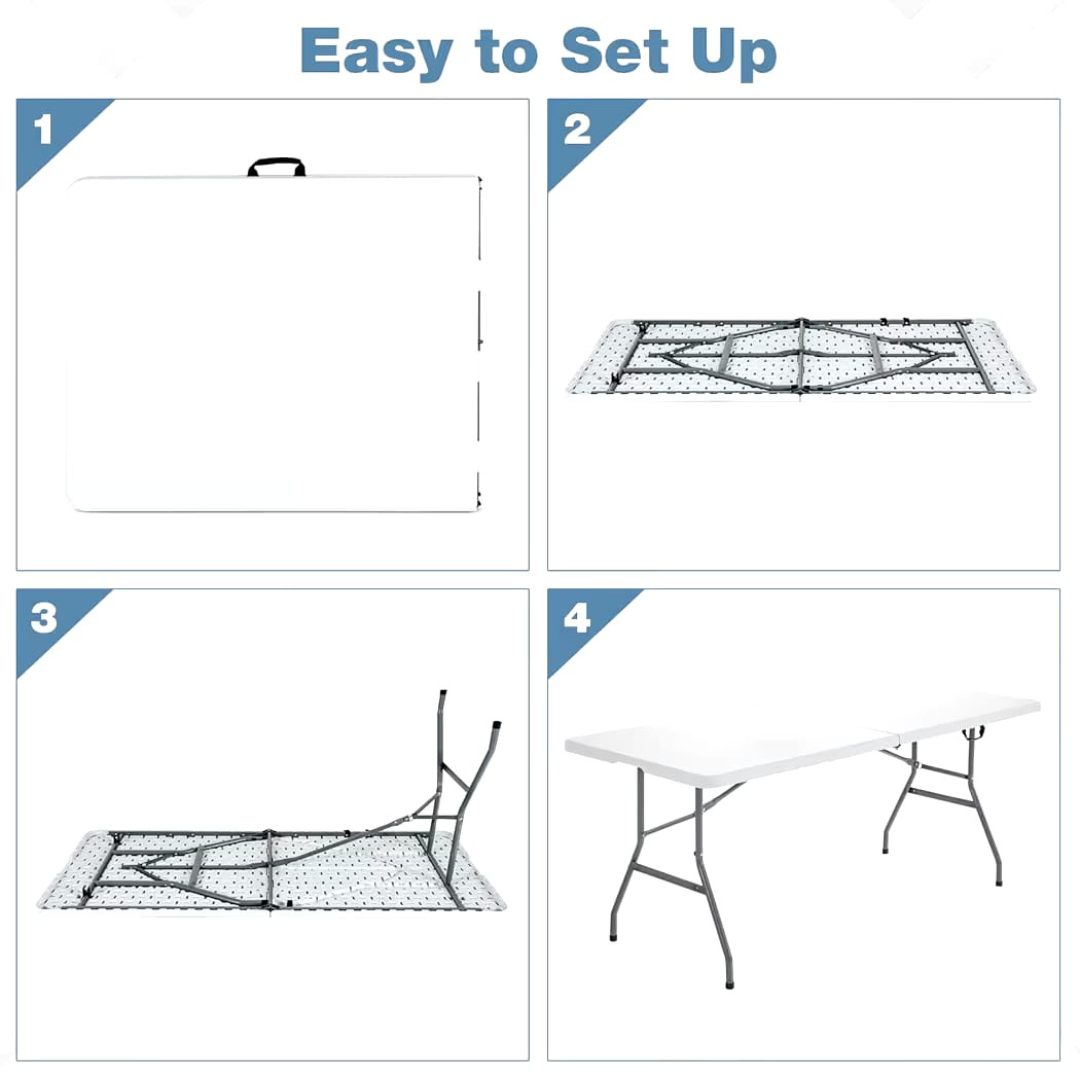 1.5m Foldable Table Kenya | Ksh 8,999 — Seats 6–8 1.5m Foldable Table Kenya | Ksh 8,999 — Seats 6–8
